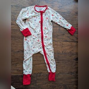 Caden Lane Very Merry Convertible Zip Romper 12-18months
